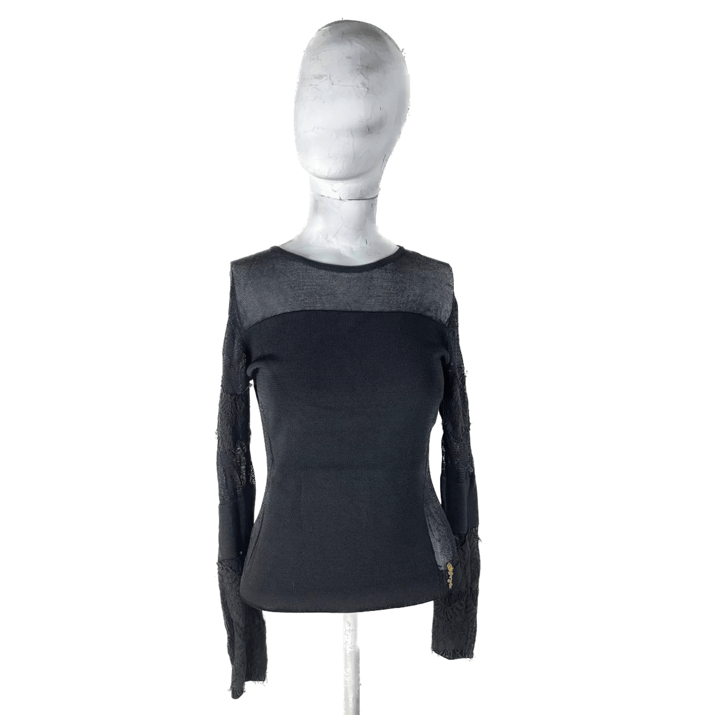 Miss Sixty - Distressed Sleeve Top