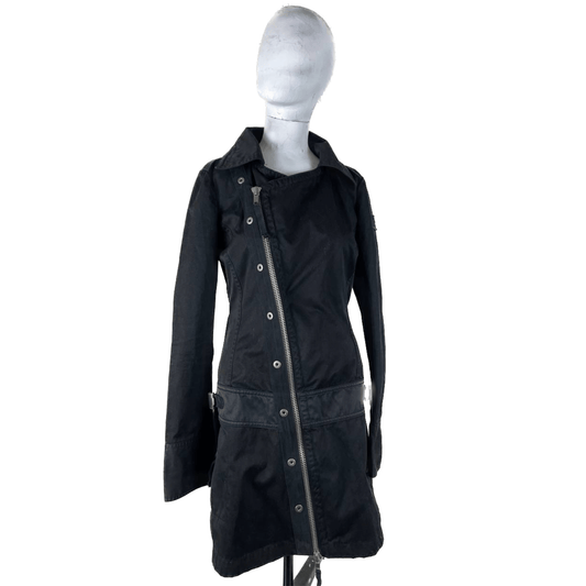2000s Diesel Rising Sun - Long Moto Jacket