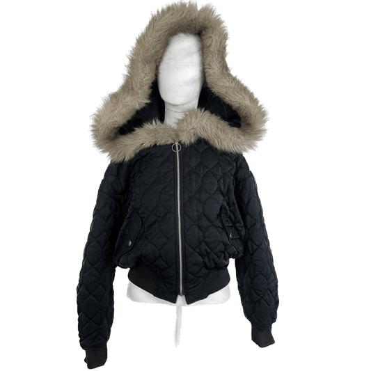 Faux Fur Bomber Jacket