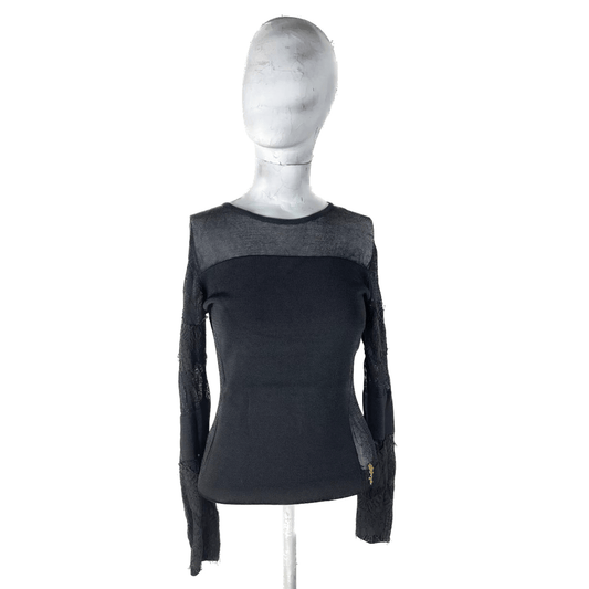 Miss Sixty - Distressed Sleeve Top