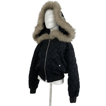 Faux Fur Bomber Jacket