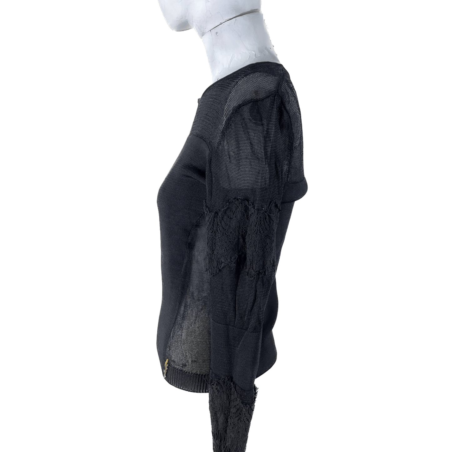 Miss Sixty - Distressed Sleeve Top