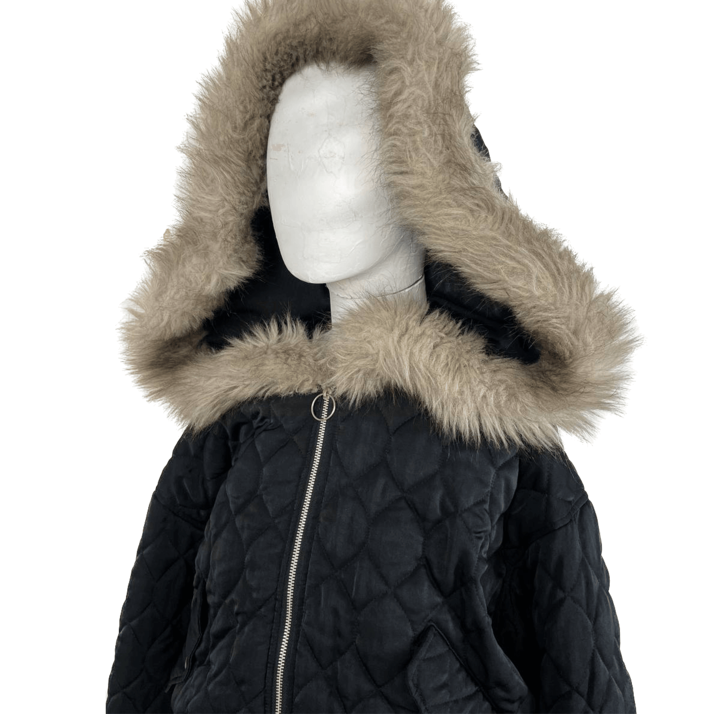 Faux Fur Bomber Jacket