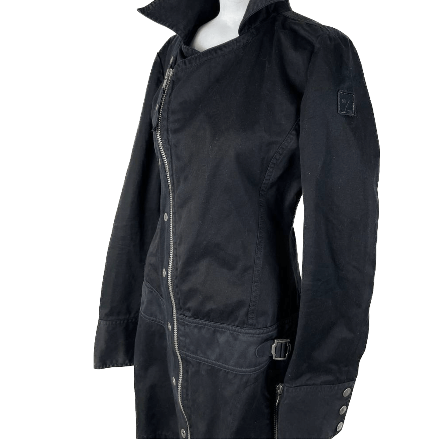 2000s Diesel Rising Sun - Long Moto Jacket